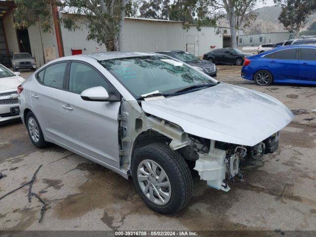 hyundai elantra 2019 kmhd74lf4ku761626