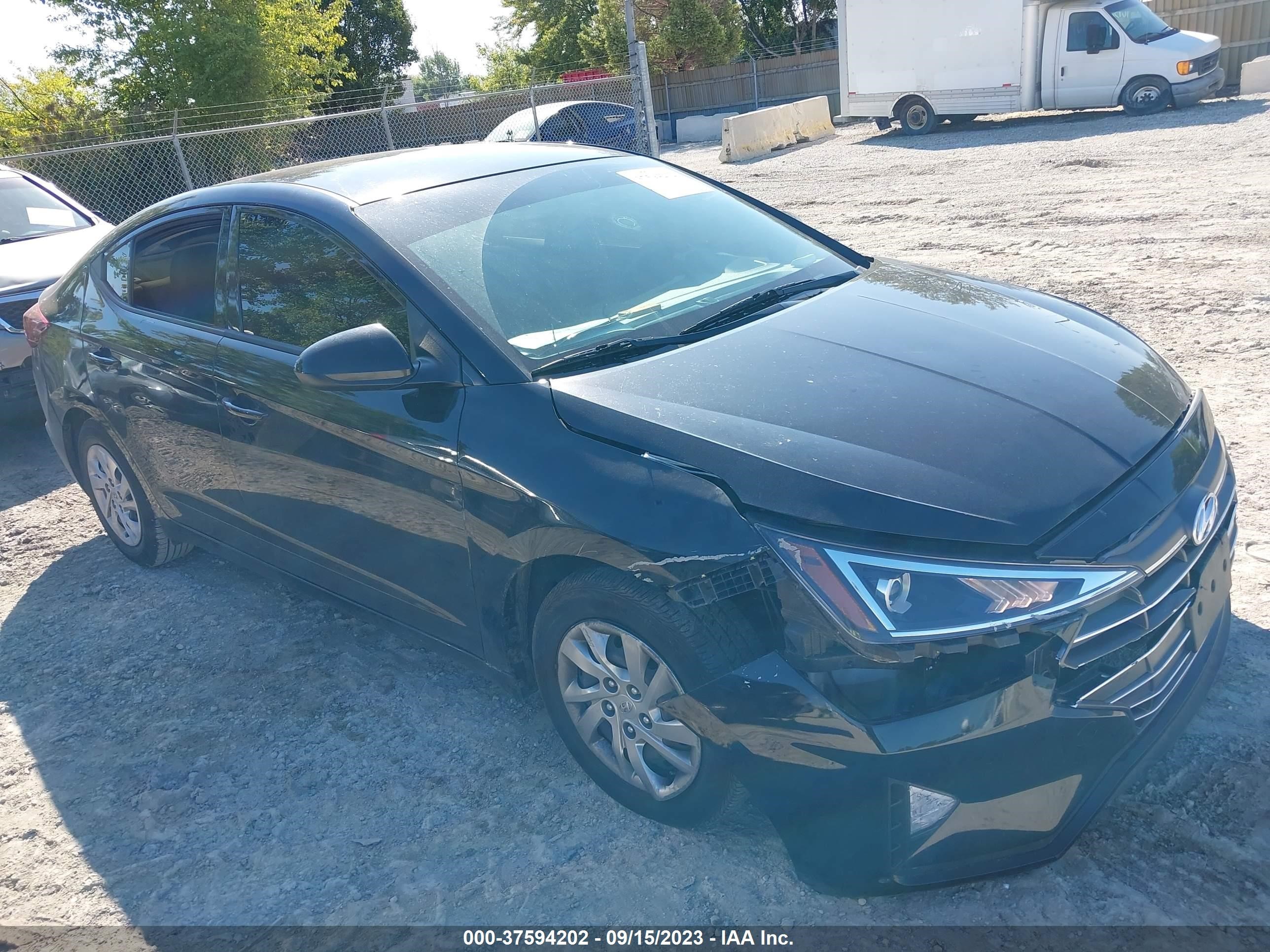 hyundai elantra 2019 kmhd74lf4ku798885