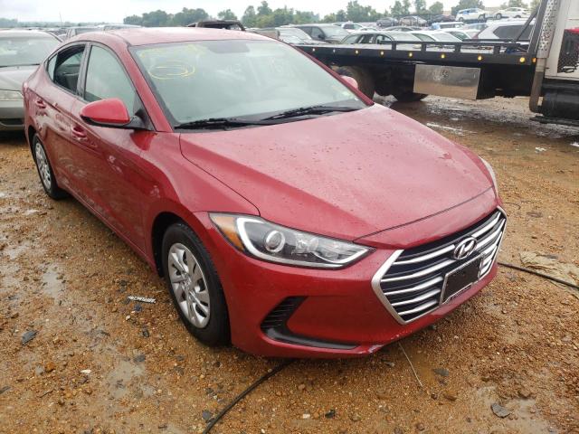 hyundai elantra se 2017 kmhd74lf5hu084501