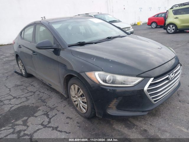 hyundai elantra 2017 kmhd74lf5hu084689