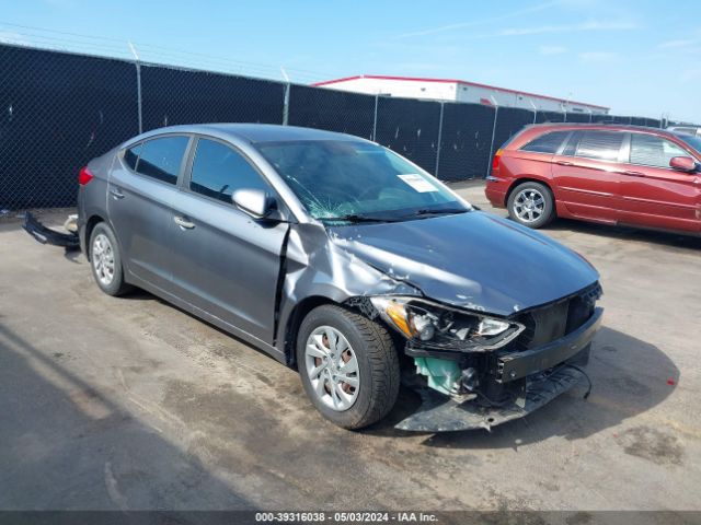 hyundai elantra 2017 kmhd74lf5hu110353