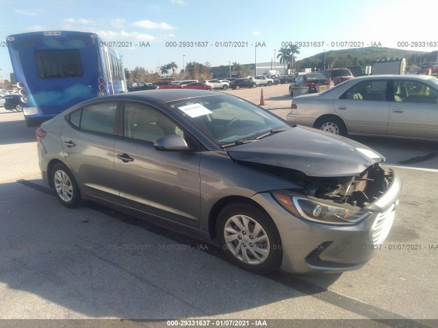 hyundai elantra 2017 kmhd74lf5hu113883