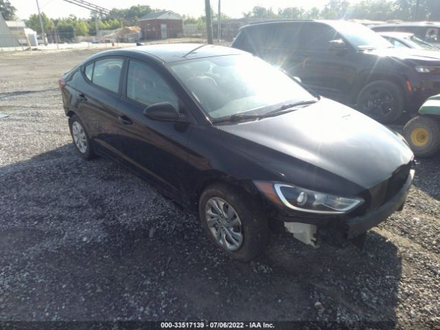 hyundai elantra 2017 kmhd74lf5hu120526