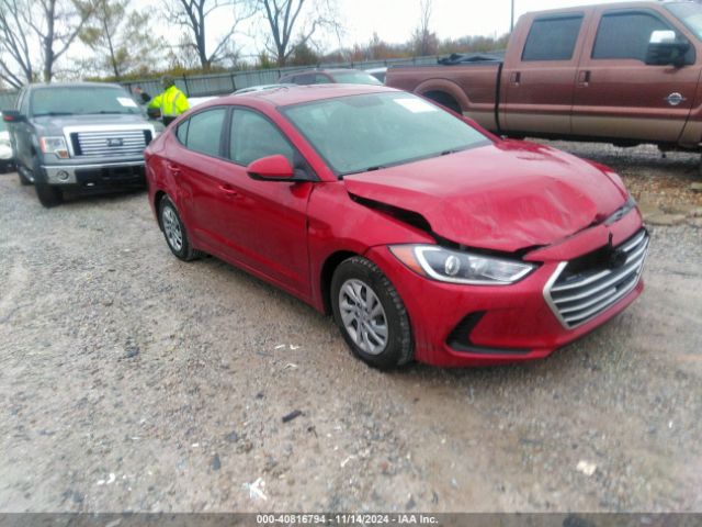 hyundai elantra 2017 kmhd74lf5hu226104