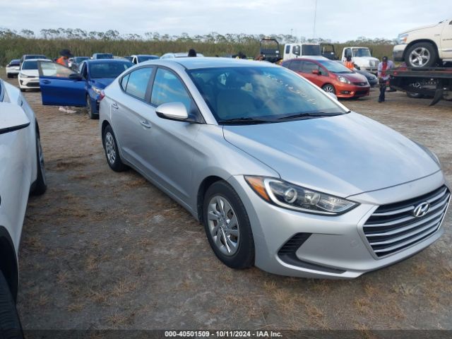 hyundai elantra 2017 kmhd74lf5hu374317