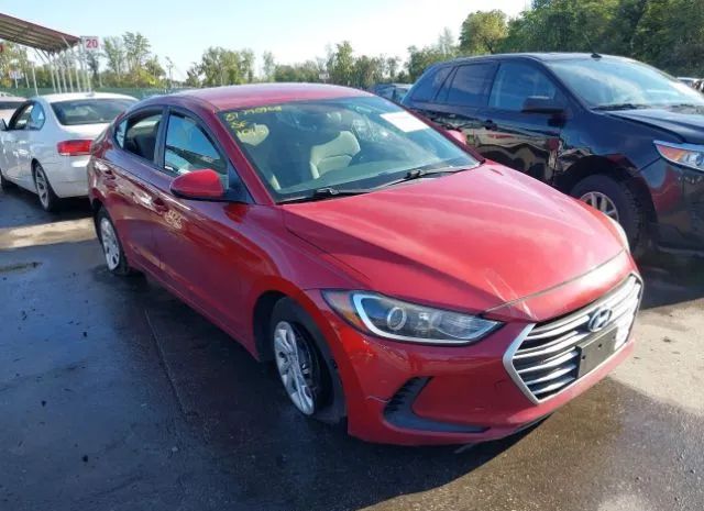 hyundai elantra 2017 kmhd74lf5hu396351