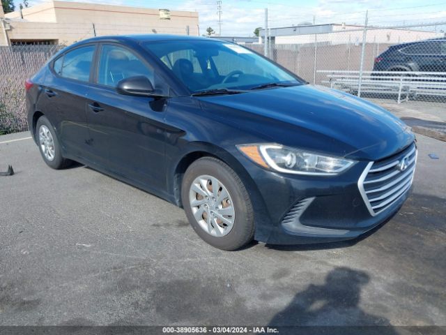 hyundai elantra 2018 kmhd74lf5ju506370