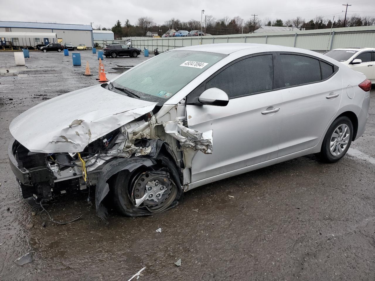 hyundai elantra 2018 kmhd74lf5ju537909