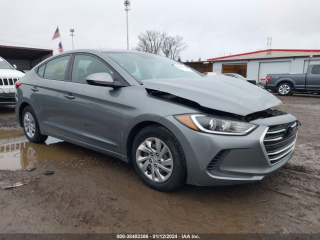 hyundai elantra 2018 kmhd74lf5ju596118