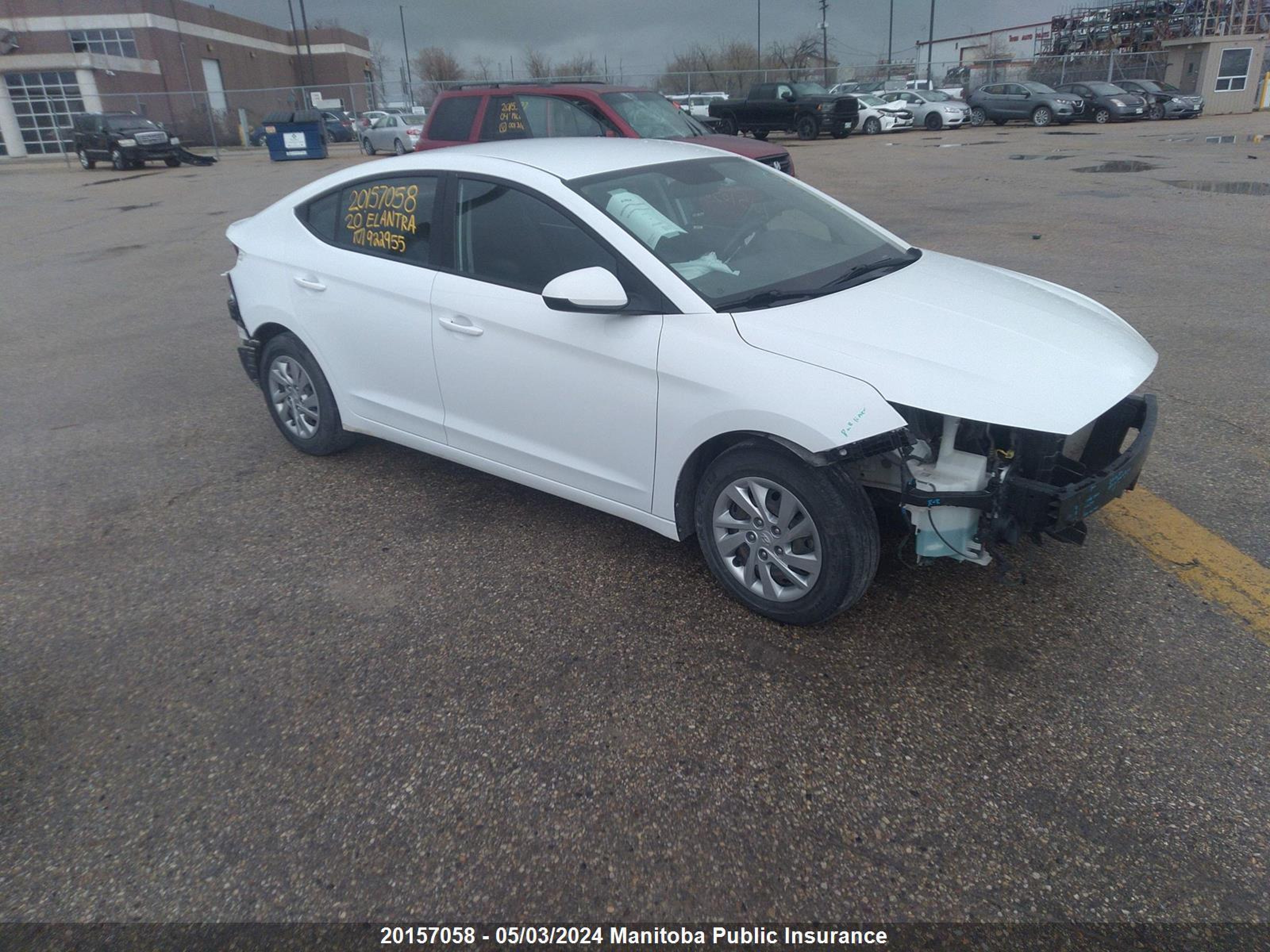 hyundai elantra 2020 kmhd74lf5lu922955