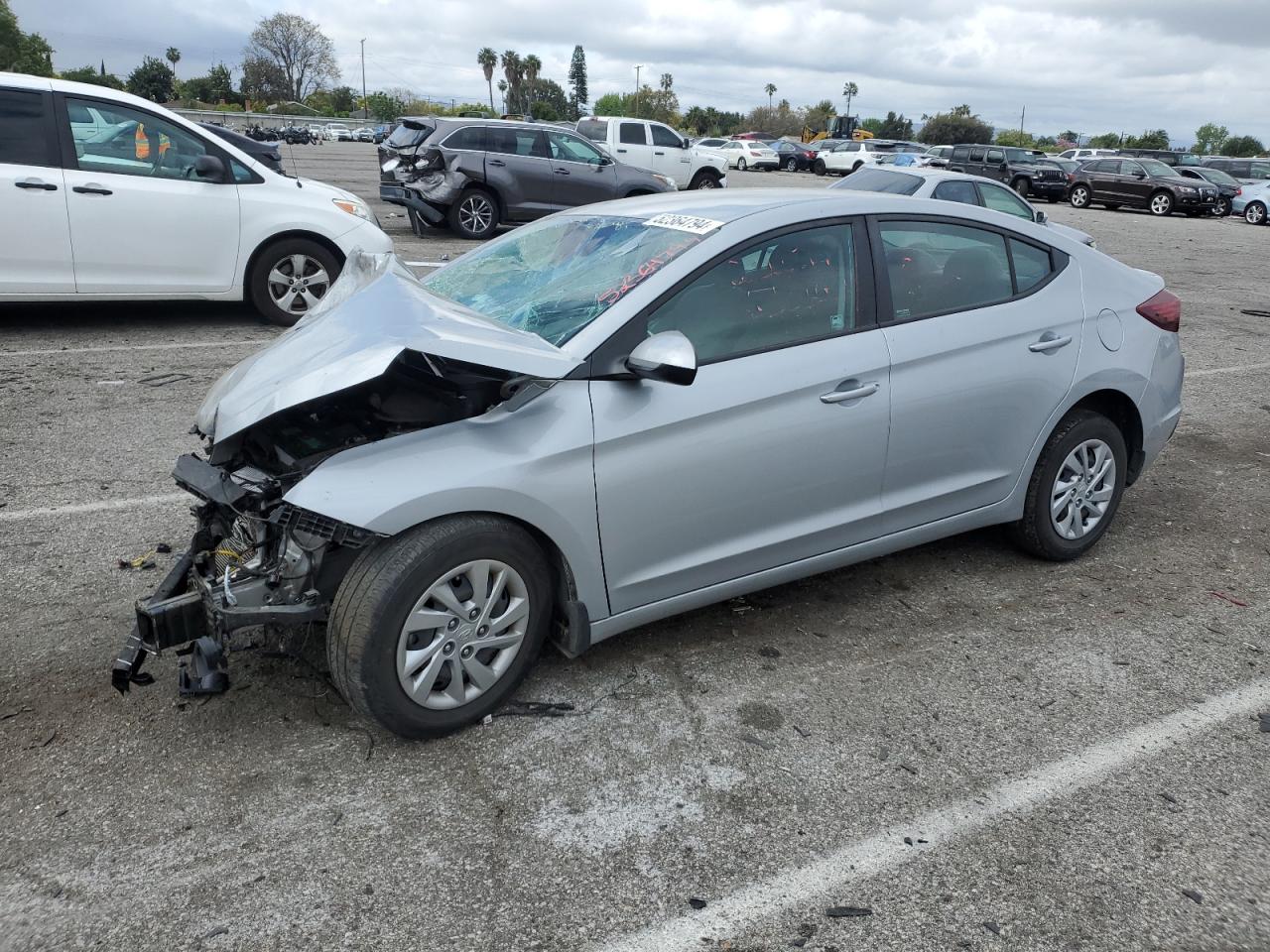 hyundai elantra 2020 kmhd74lf5lu989698