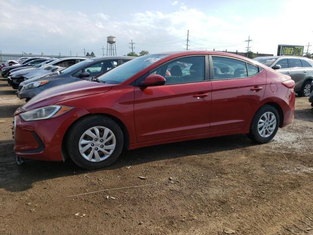 hyundai elantra se 2017 kmhd74lf6hu071675