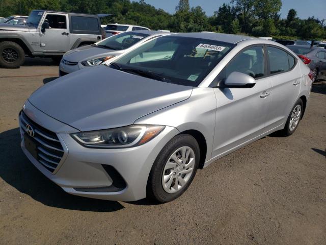 hyundai elantra se 2017 kmhd74lf6hu077072