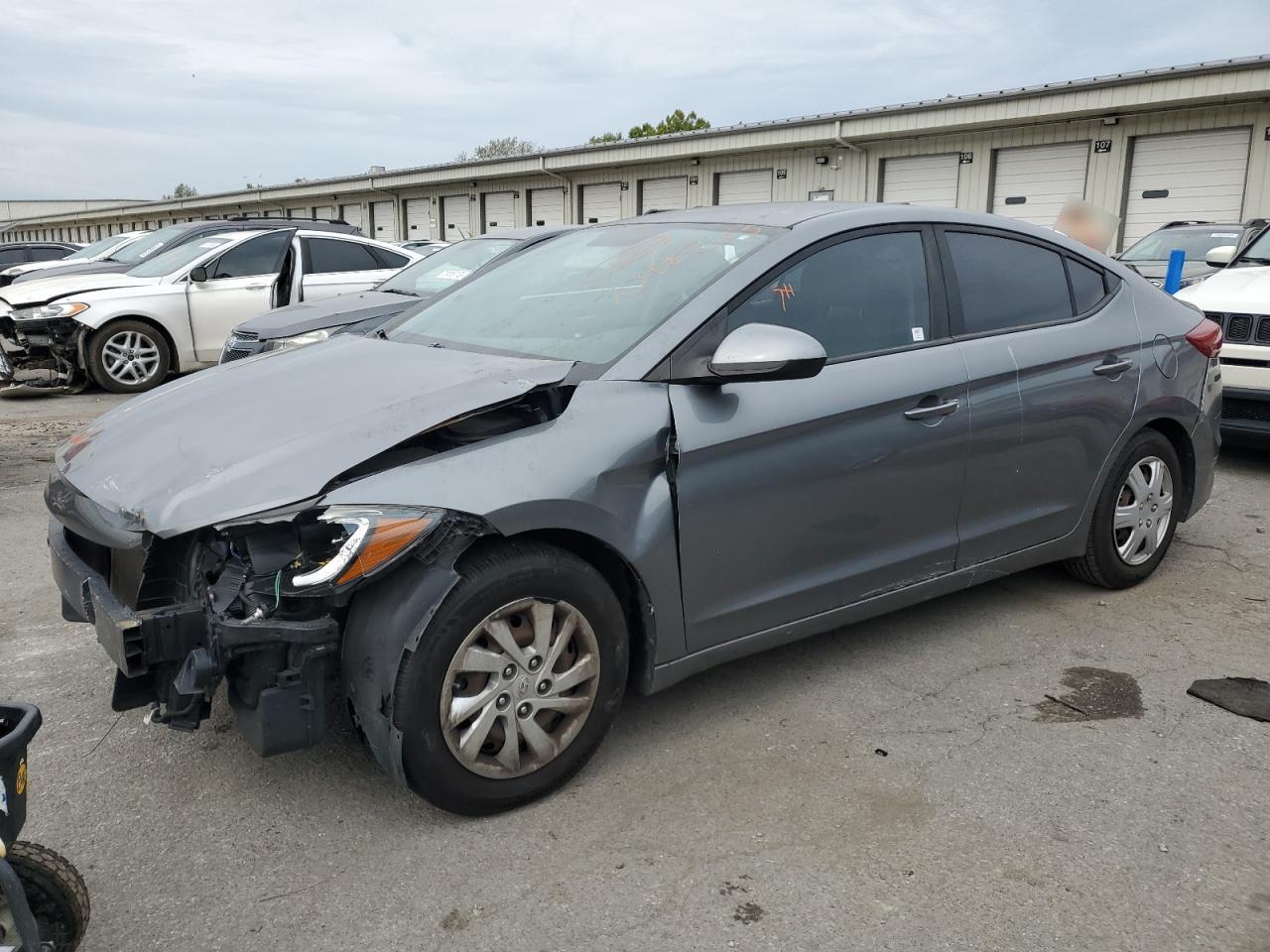 hyundai elantra 2017 kmhd74lf6hu079095