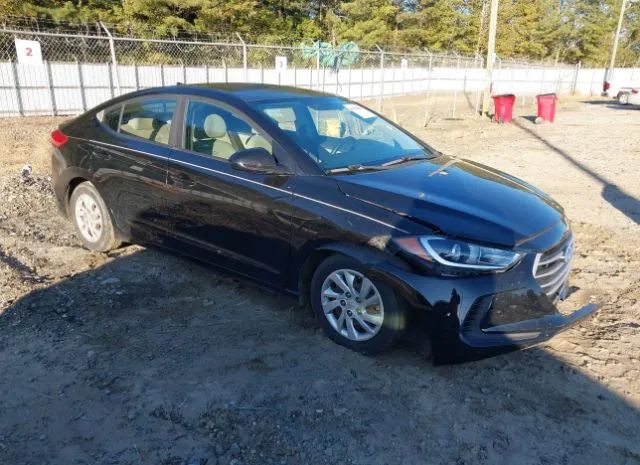 hyundai elantra 2017 kmhd74lf6hu089657