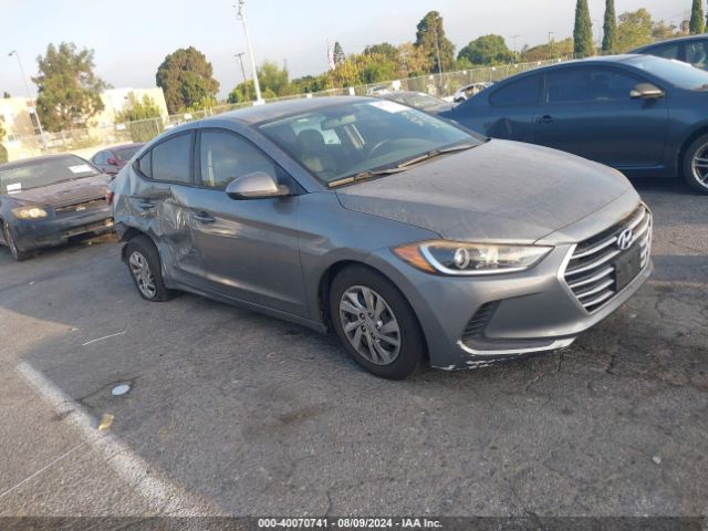 hyundai elantra 2017 kmhd74lf6hu092686