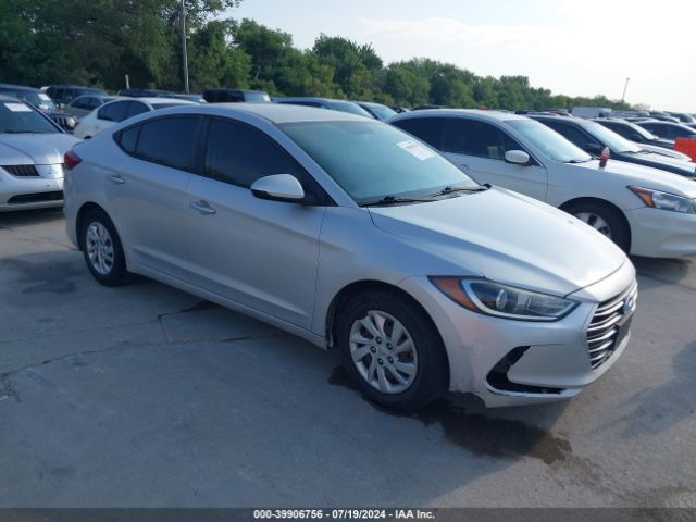 hyundai elantra 2017 kmhd74lf6hu093160