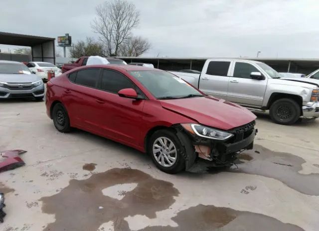 hyundai elantra 2017 kmhd74lf6hu108627