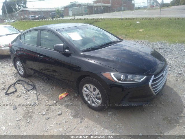 hyundai elantra 2017 kmhd74lf6hu118266