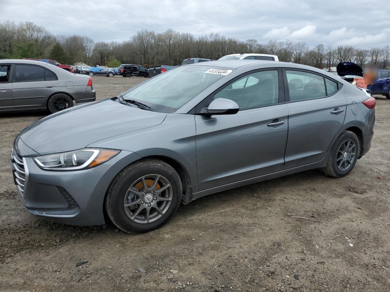 hyundai elantra 2017 kmhd74lf6hu154264