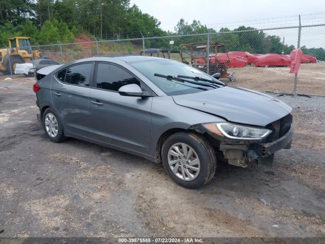 hyundai elantra 2017 kmhd74lf6hu154331