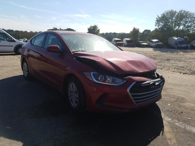 hyundai elantra se 2017 kmhd74lf6hu367618