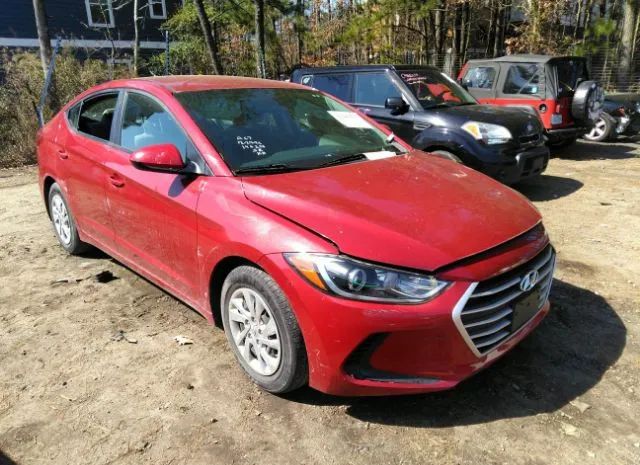 hyundai elantra 2017 kmhd74lf6hu370812