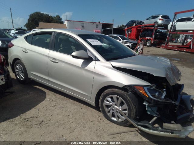 hyundai elantra 2017 kmhd74lf6hu372494