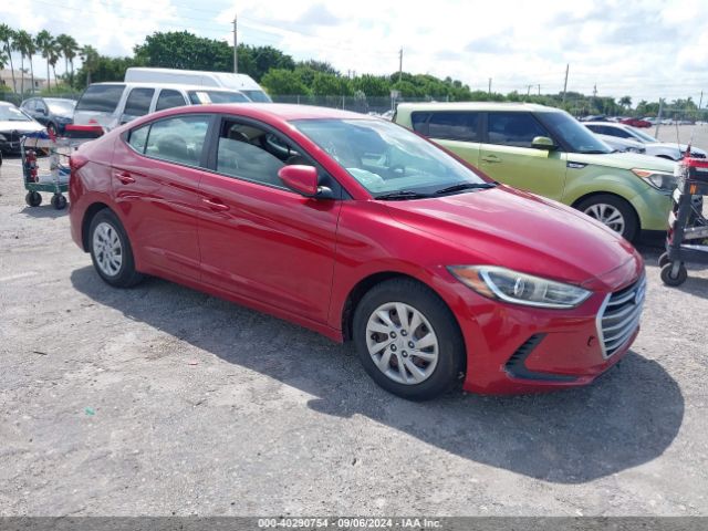 hyundai elantra 2017 kmhd74lf6hu373807