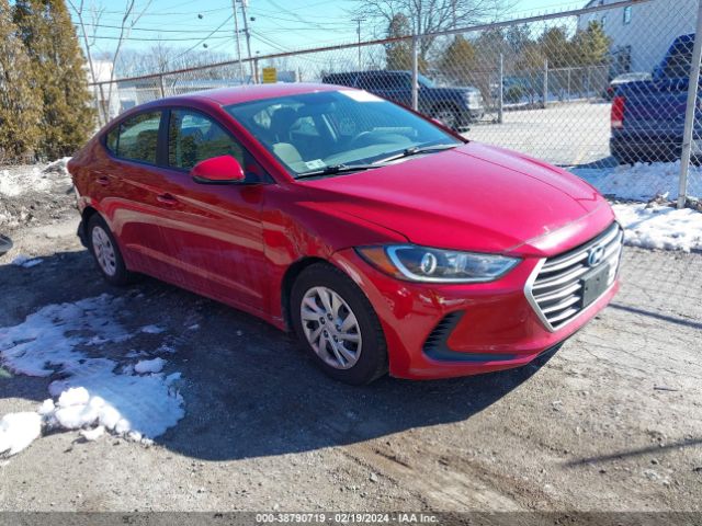 hyundai elantra 2017 kmhd74lf6hu382944