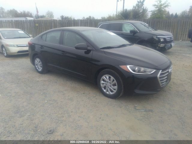 hyundai elantra 2017 kmhd74lf6hu403128