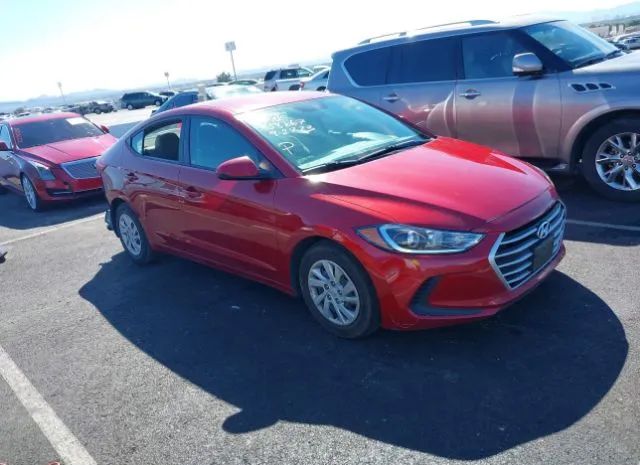 hyundai elantra 2017 kmhd74lf6hu408149