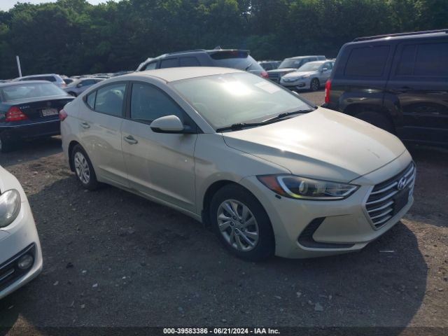 hyundai elantra 2017 kmhd74lf6hu422410