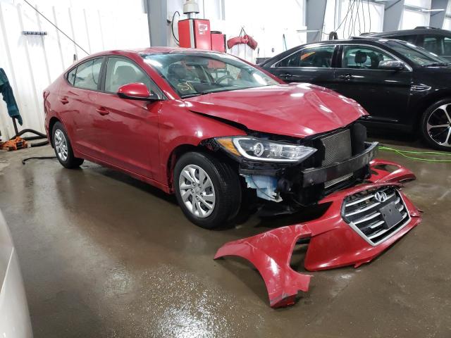 hyundai elantra se 2017 kmhd74lf6hu423086