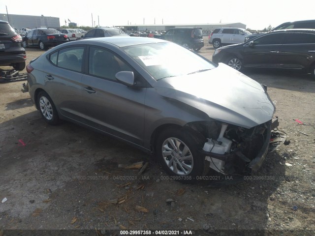 hyundai elantra 2018 kmhd74lf6ju451959