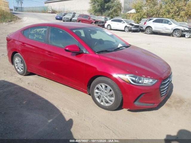 hyundai elantra 2018 kmhd74lf6ju452819