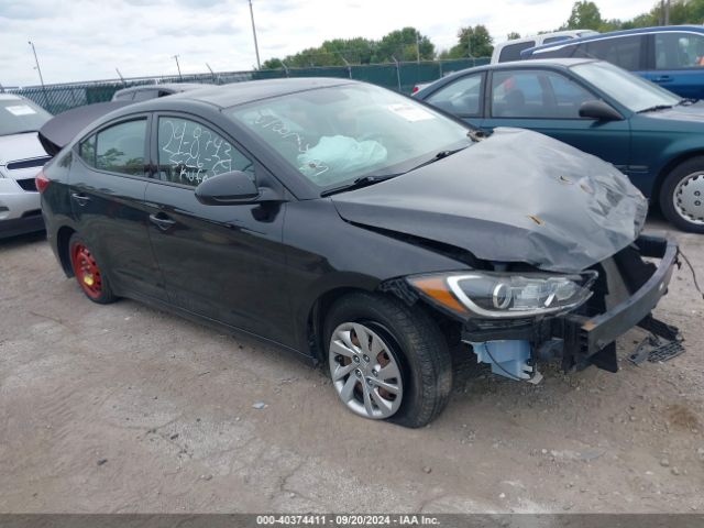 hyundai elantra 2018 kmhd74lf6ju580476