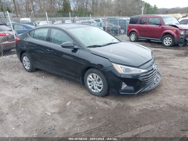 hyundai elantra 2019 kmhd74lf6ku775446