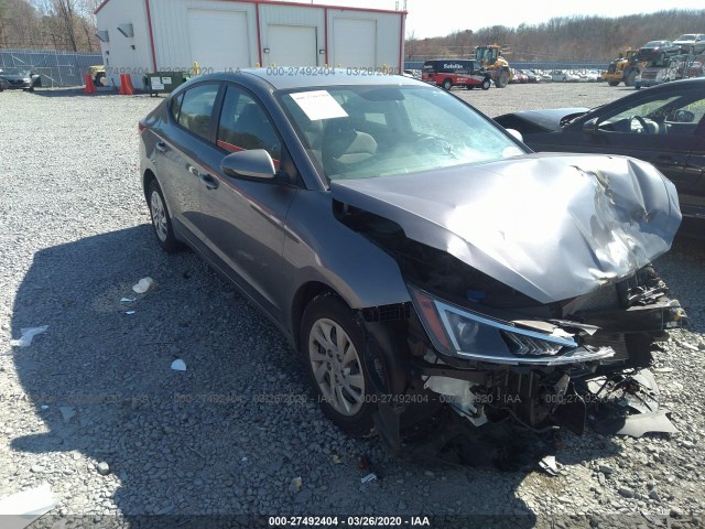 hyundai elantra 2019 kmhd74lf6ku829649