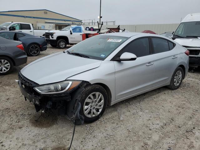 hyundai elantra 2017 kmhd74lf7hu088260