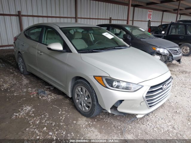 hyundai elantra 2017 kmhd74lf7hu088629