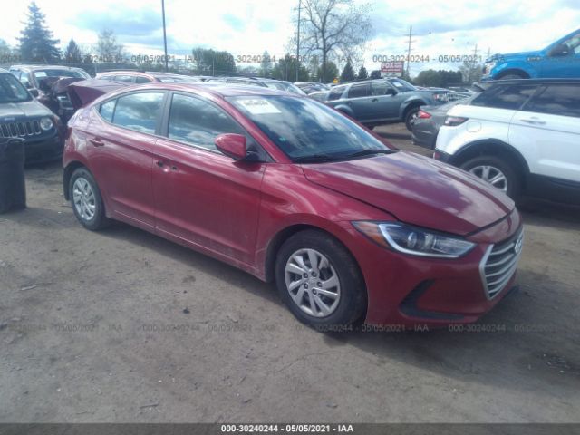 hyundai elantra 2017 kmhd74lf7hu090719