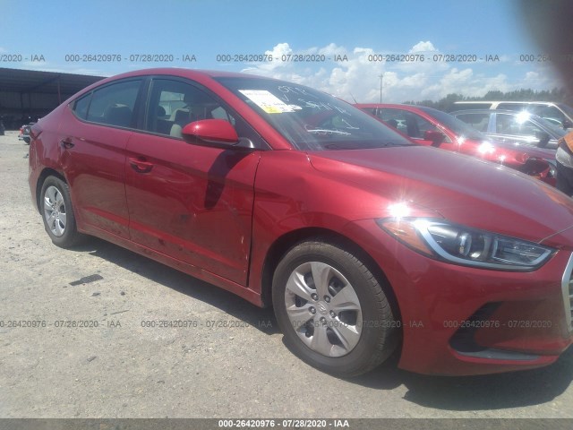 hyundai elantra 2017 kmhd74lf7hu120317