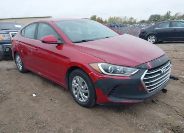 hyundai elantra 2017 kmhd74lf7hu127607