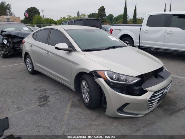 hyundai elantra 2017 kmhd74lf7hu303247