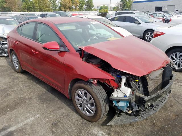 hyundai elantra se 2017 kmhd74lf7hu353503