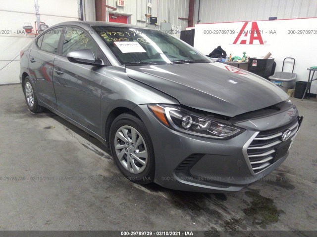 hyundai elantra 2017 kmhd74lf7hu382659