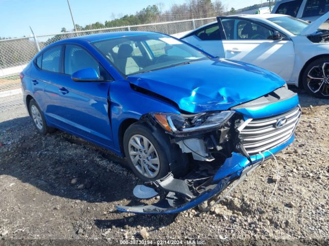 hyundai elantra 2017 kmhd74lf7hu384217