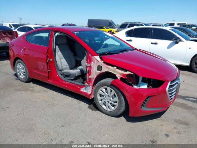 hyundai elantra 2017 kmhd74lf7hu390454