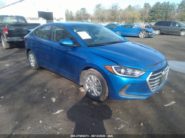 hyundai elantra 2017 kmhd74lf7hu393208